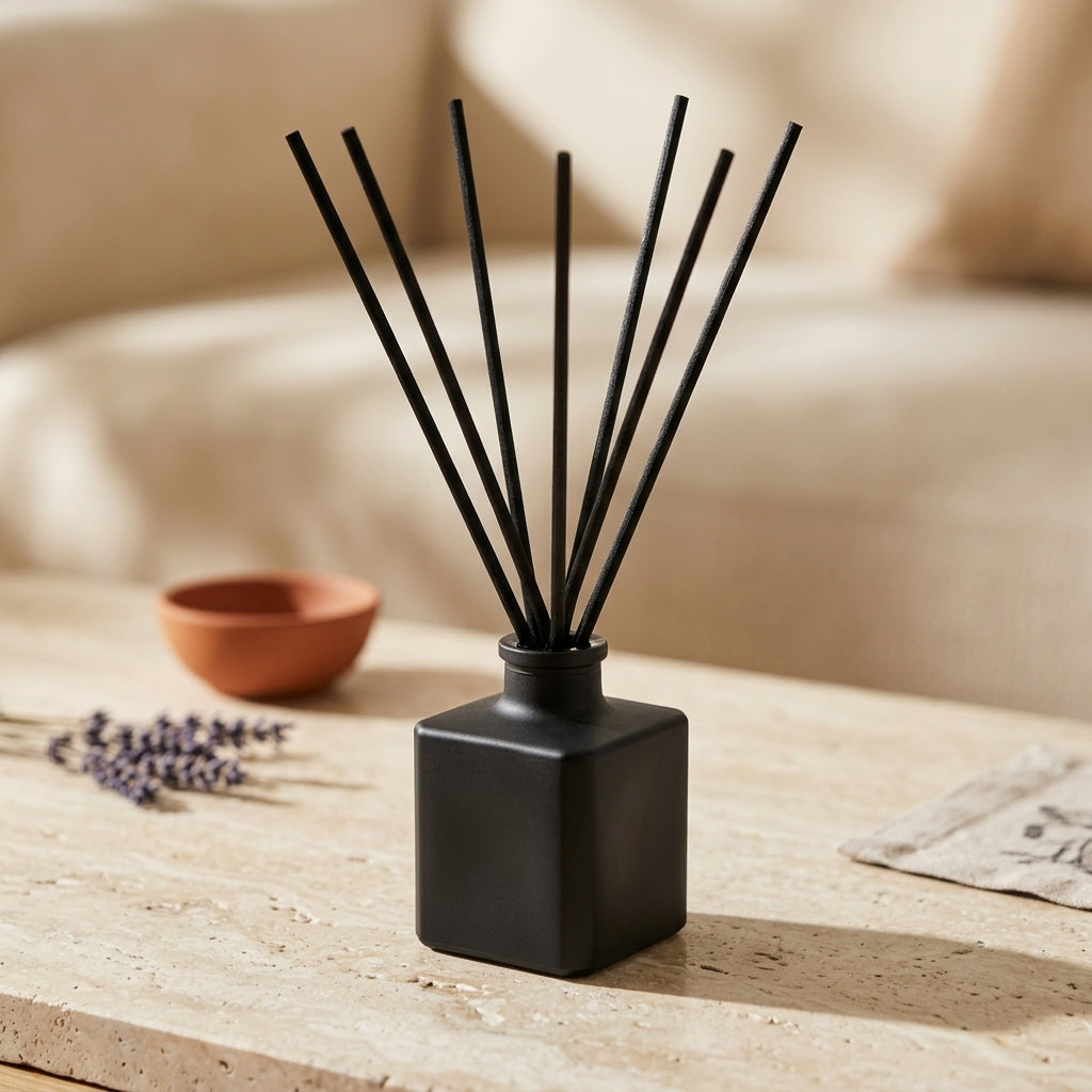 Diffusore a bastoncini Bold & Masculine – Legno, Fumo e Ossidiana
