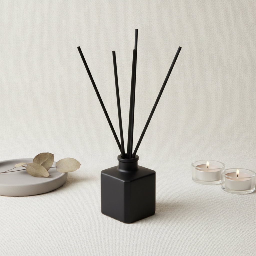 Diffusore a bastoncini Bold & Masculine – Legno, Fumo e Ossidiana