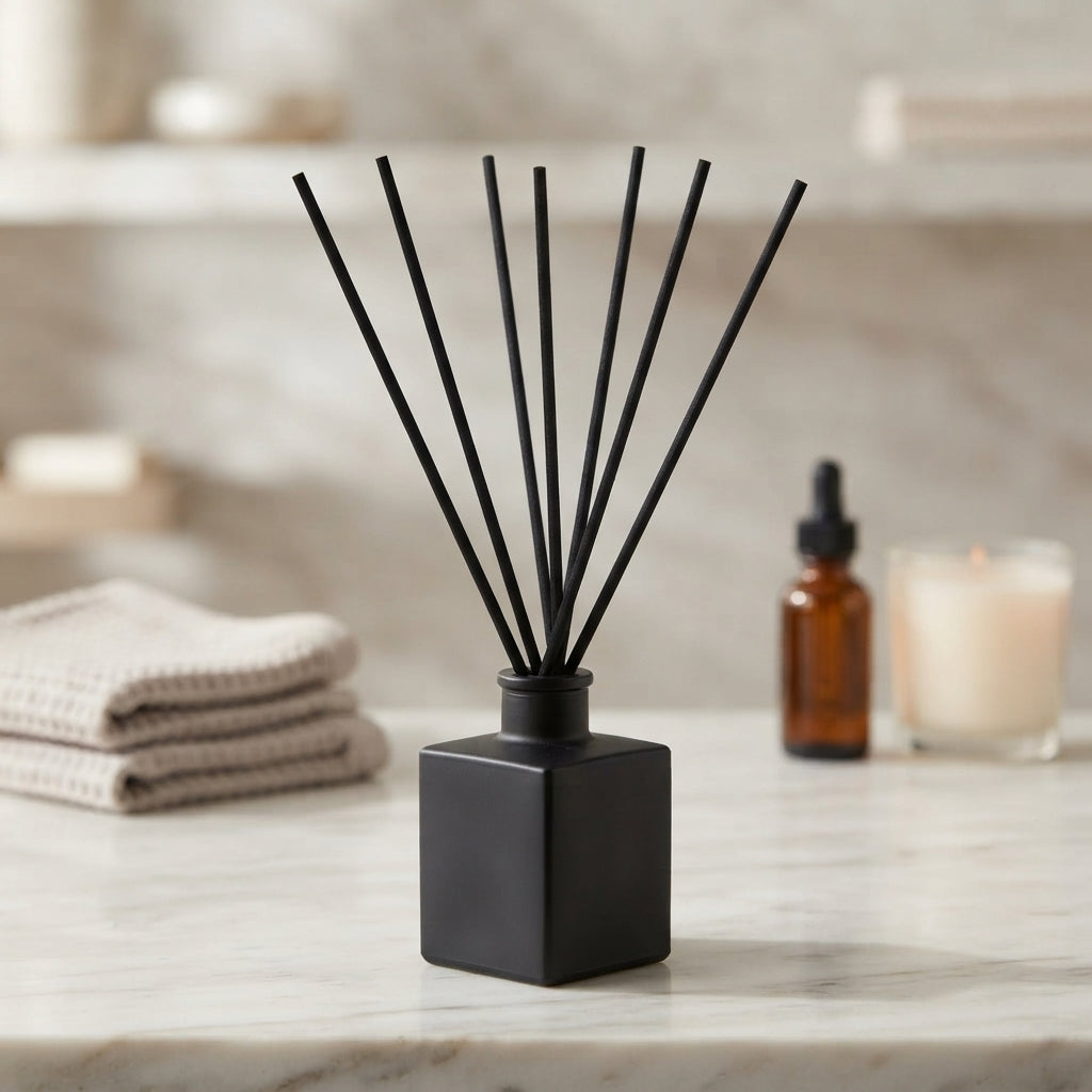 Diffusore a bastoncini Bold & Masculine – Legno, Fumo e Ossidiana