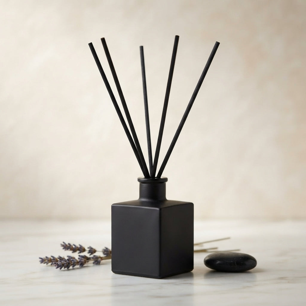Diffusore a bastoncini Bold & Masculine – Legno, Fumo e Ossidiana