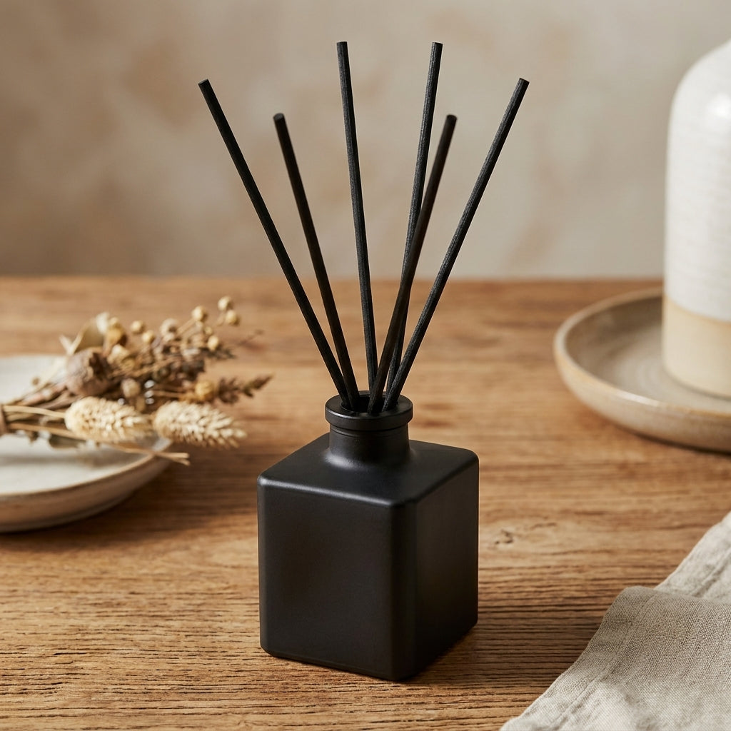 Diffusore a bastoncini Bold & Masculine – Legno, Fumo e Ossidiana