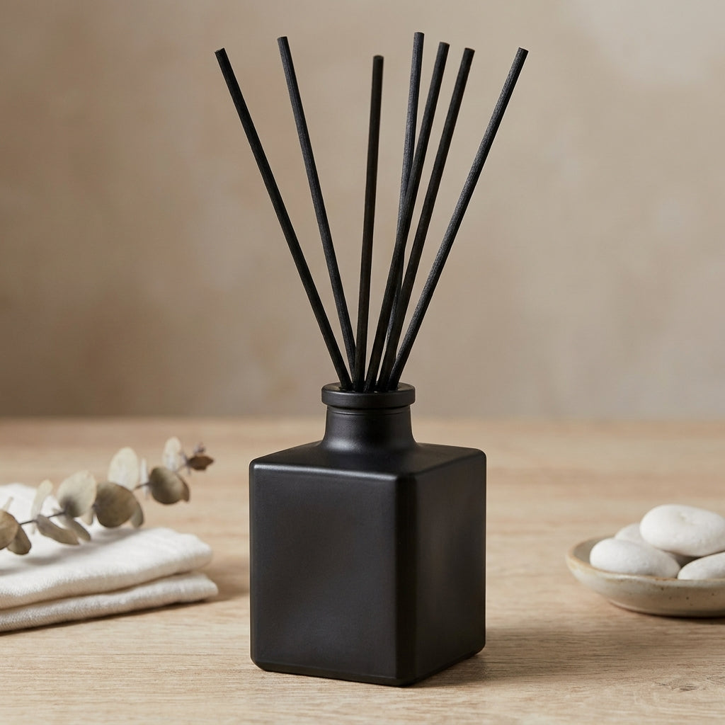 Diffusore a bastoncini Bold & Masculine – Legno, Fumo e Ossidiana