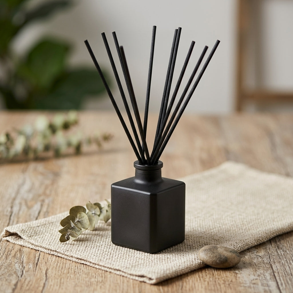 Diffusore a bastoncini Bold & Masculine – Legno, Fumo e Ossidiana