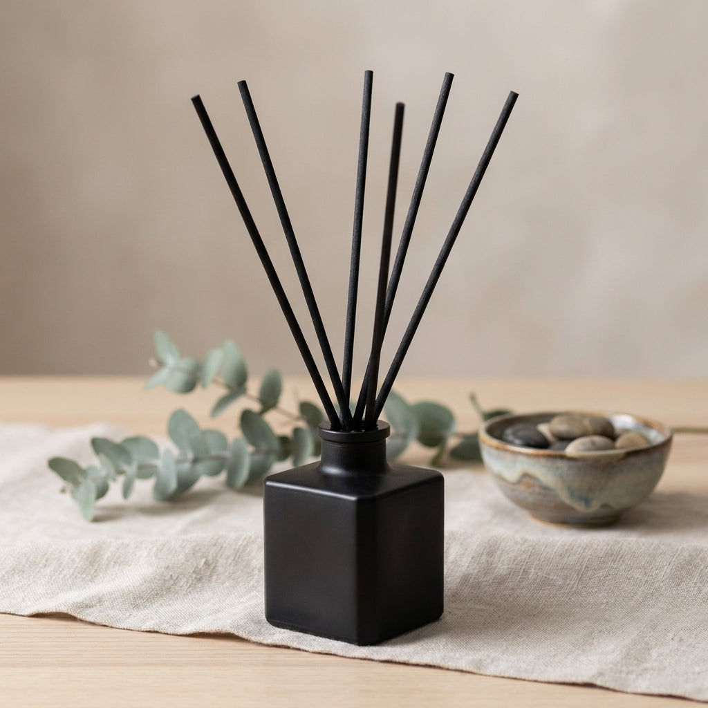 Diffusore a bastoncini Bold & Masculine – Legno, Fumo e Ossidiana