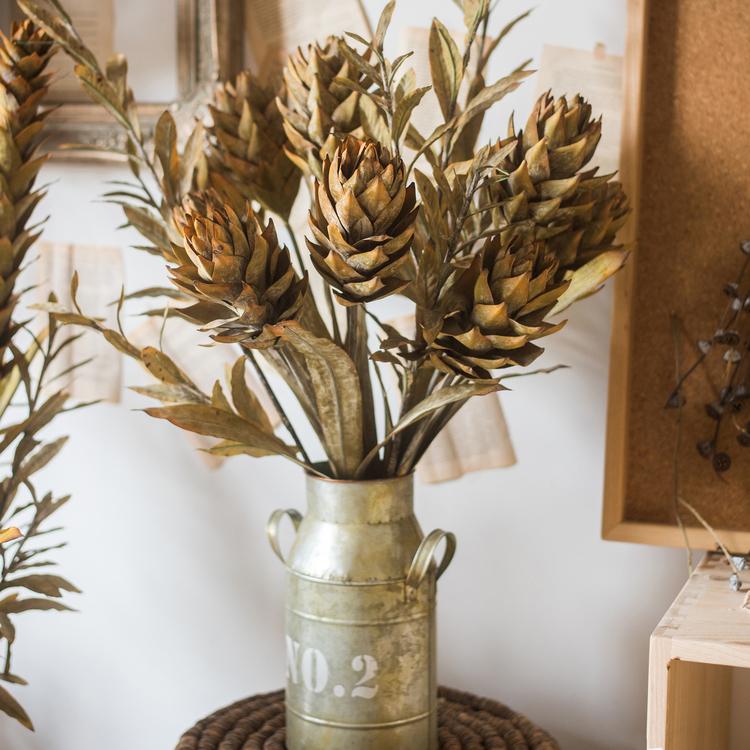 Fleurs et plantes artificielles séchées pour l'automne Renaissance