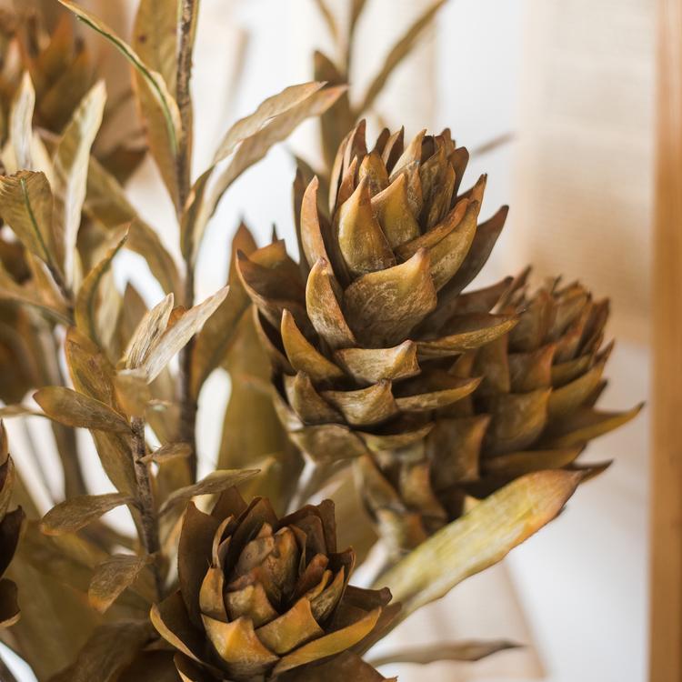Fleurs et plantes artificielles séchées pour l'automne Renaissance
