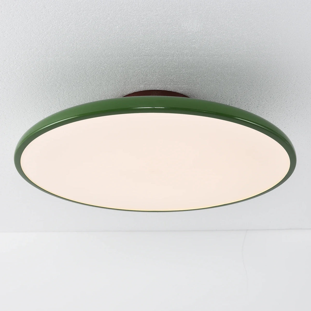 French Retro Cream Saucer Ceiling Lamp