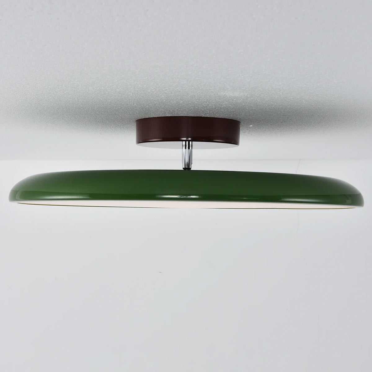 French Retro Cream Saucer Ceiling Lamp