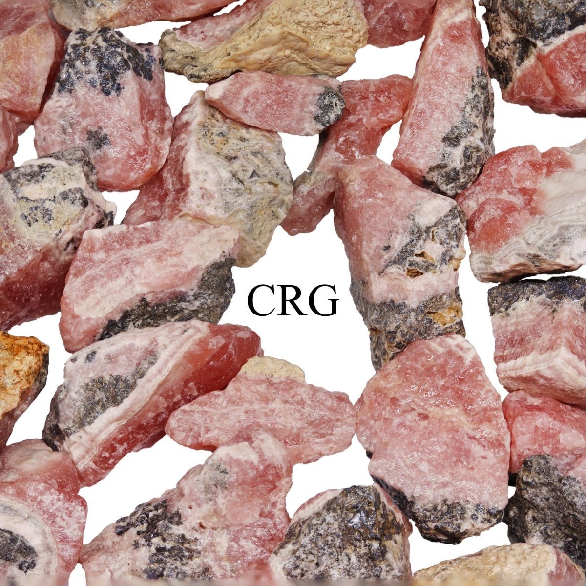 Rhodochrosite brute (taille de 1 à 2 pouces)