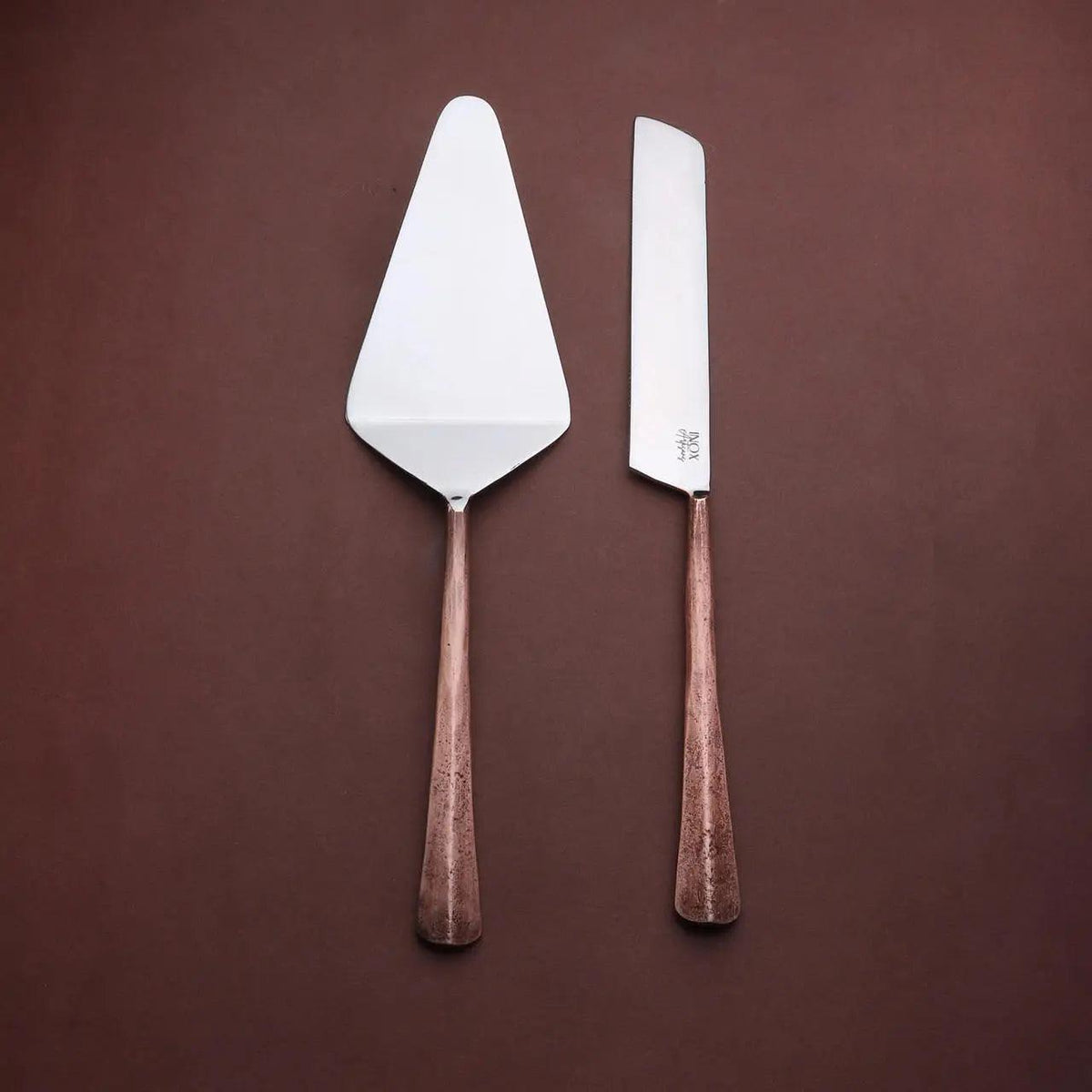 Set 2 pezzi per servire torta Ridge