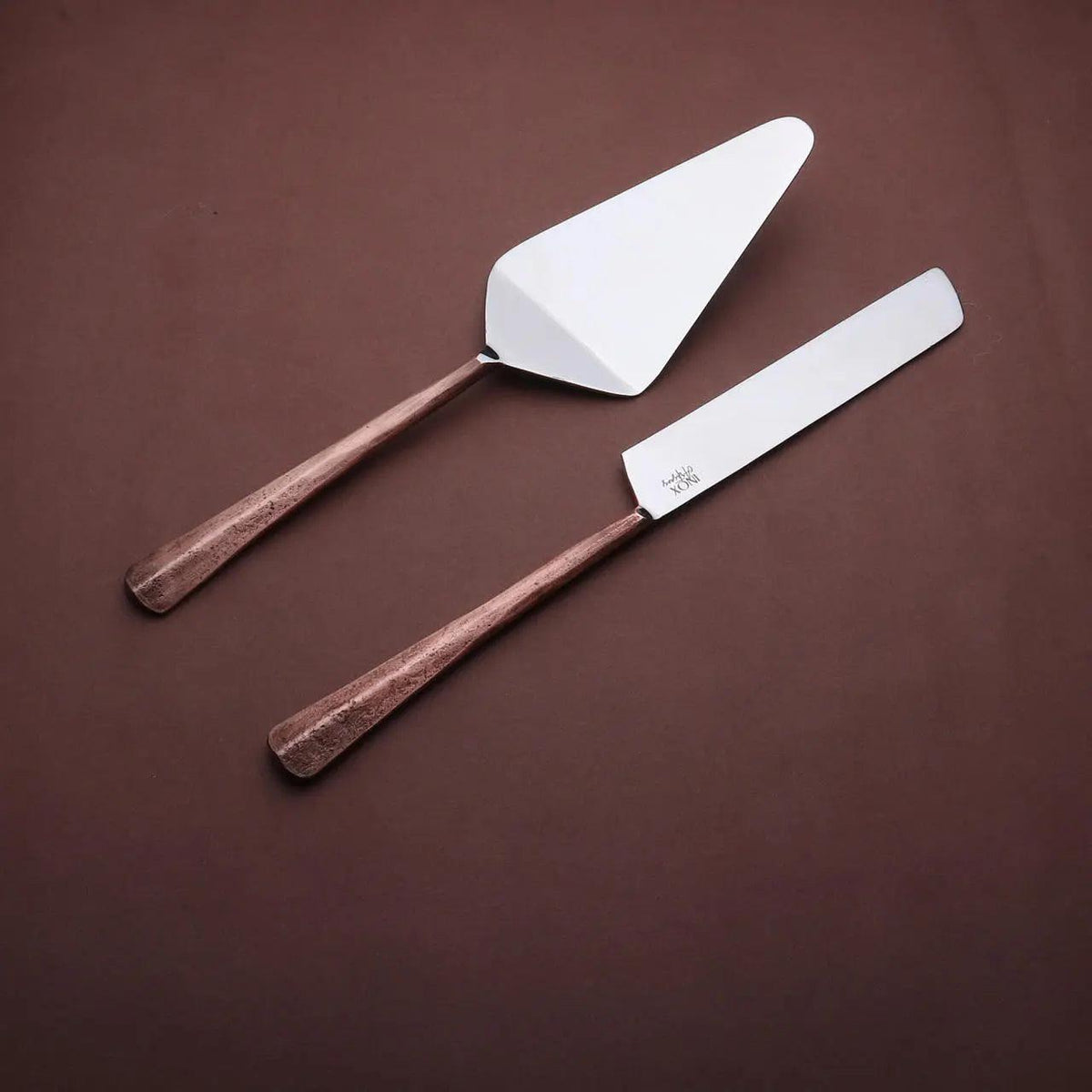 Set 2 pezzi per servire torta Ridge