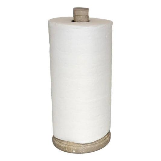 Sahara Beige Marble Kitchen Towel Holder & Despenser