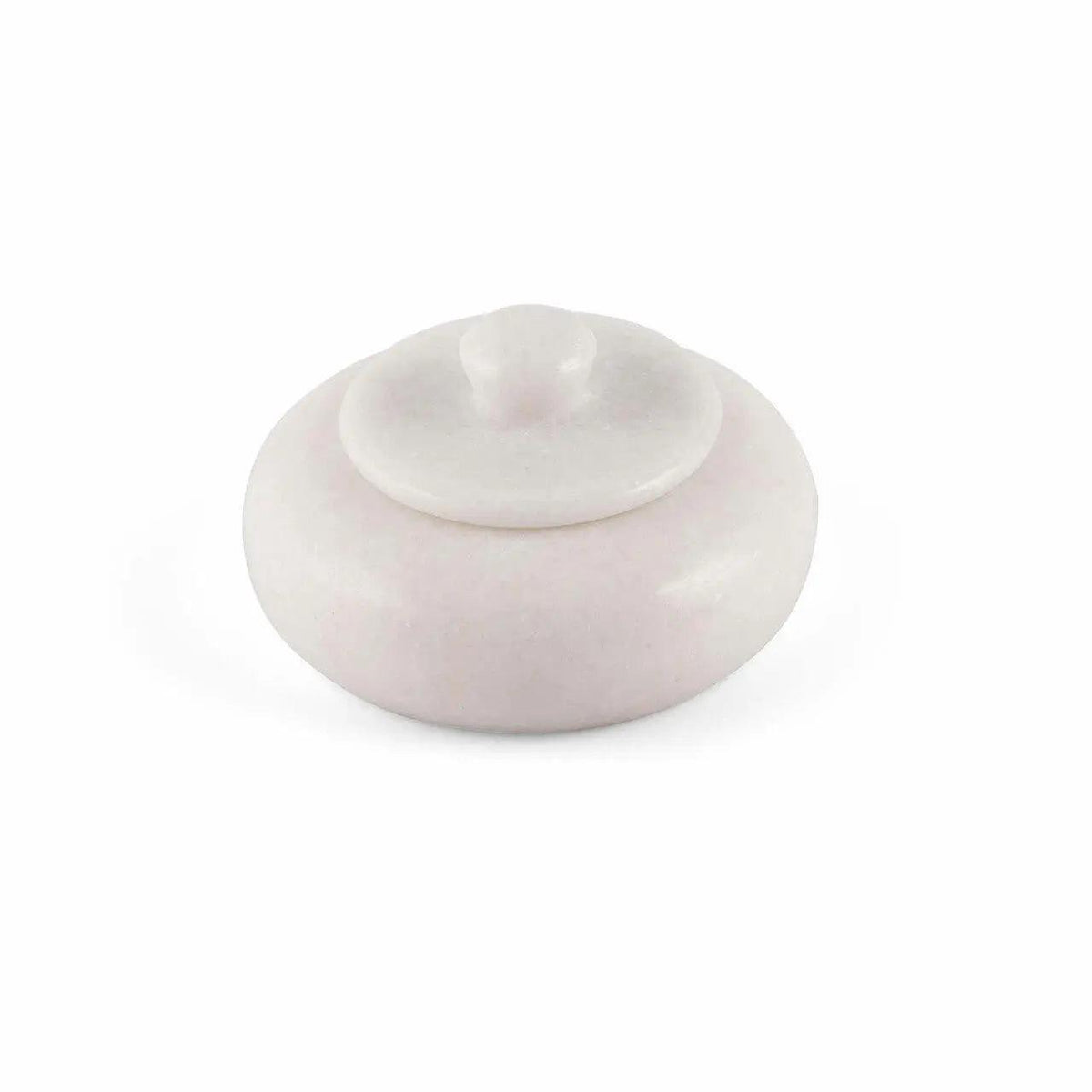 Salière en marbre Salero avec couvercle