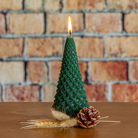 Bougie Arbre Sculpté Accent - Forêt