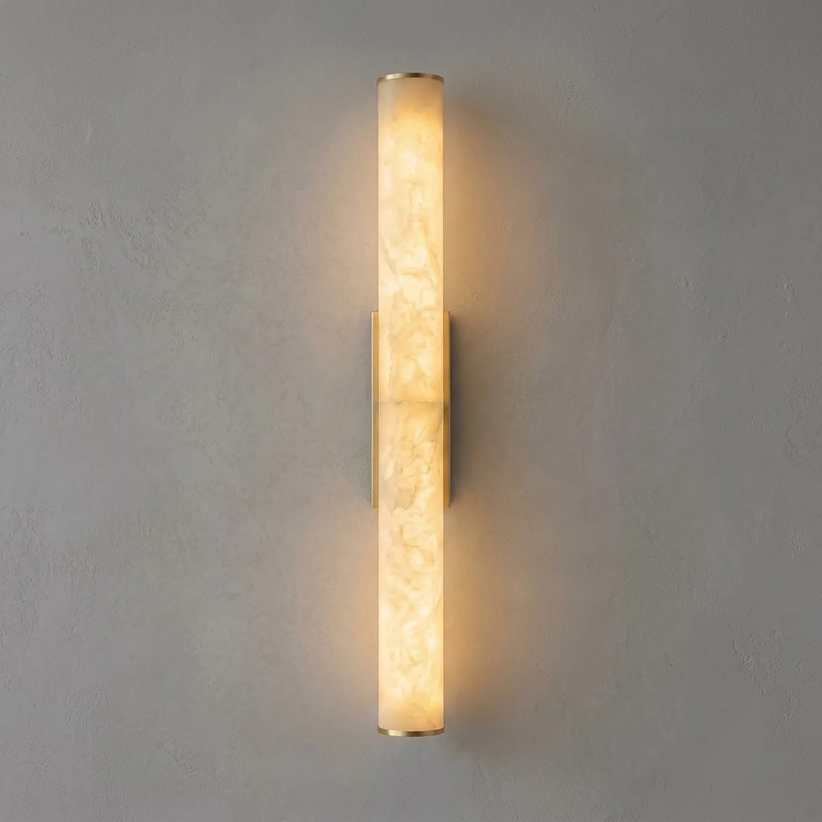 Selene Alabaster Column Sconce
