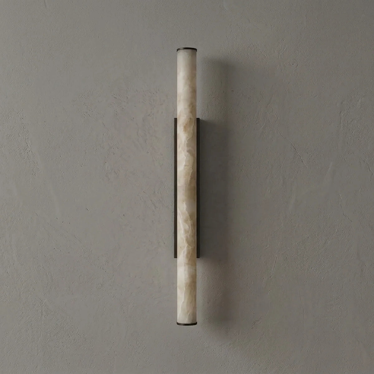 Selene Alabaster Column Sconce