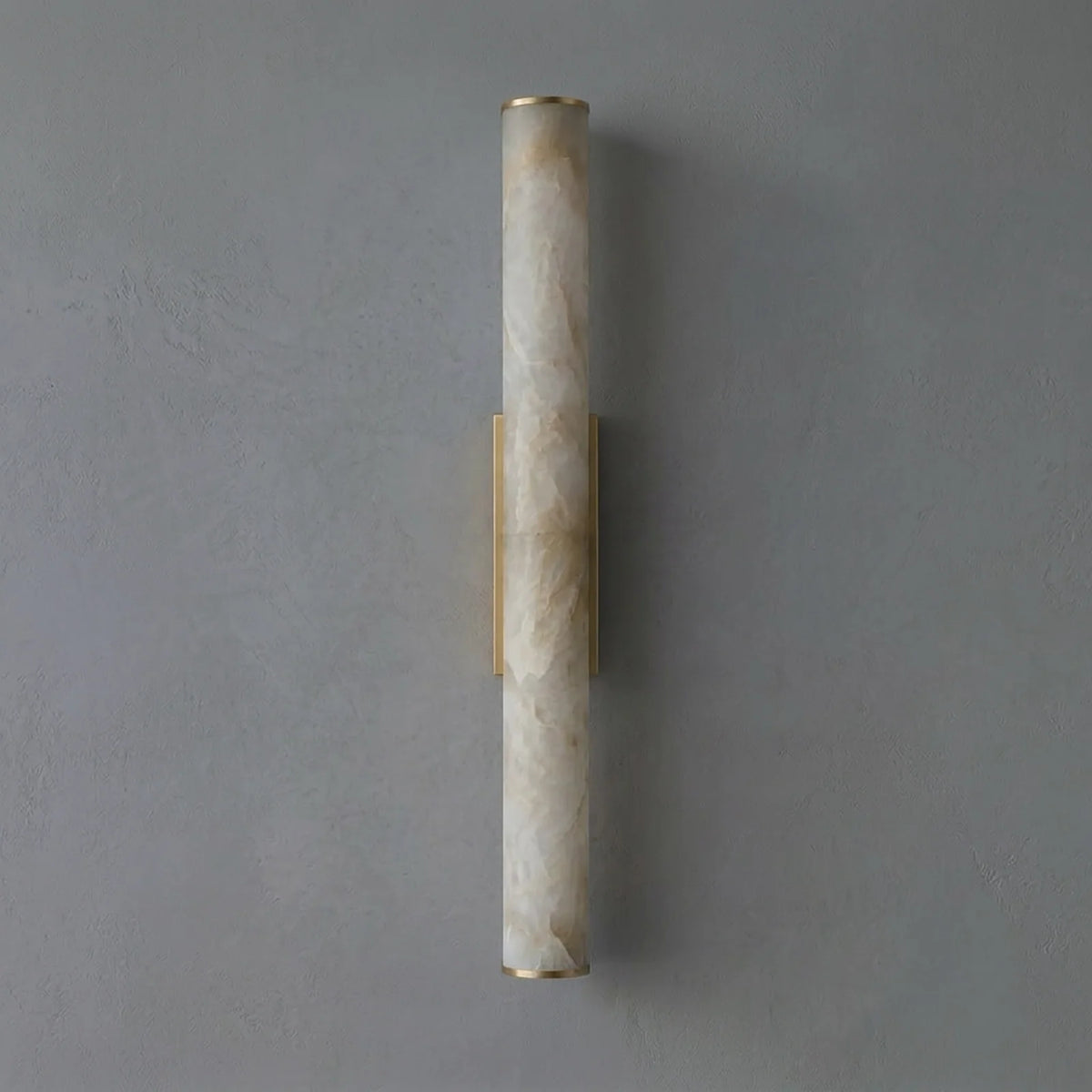 Selene Alabaster Column Sconce