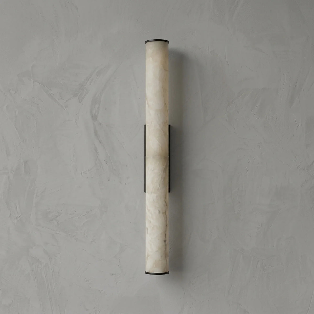 Selene Alabaster Column Sconce