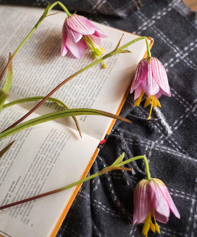 Gambo di fiore di giglio fritillaria in finta seta, rosa o viola, alto 66 cm