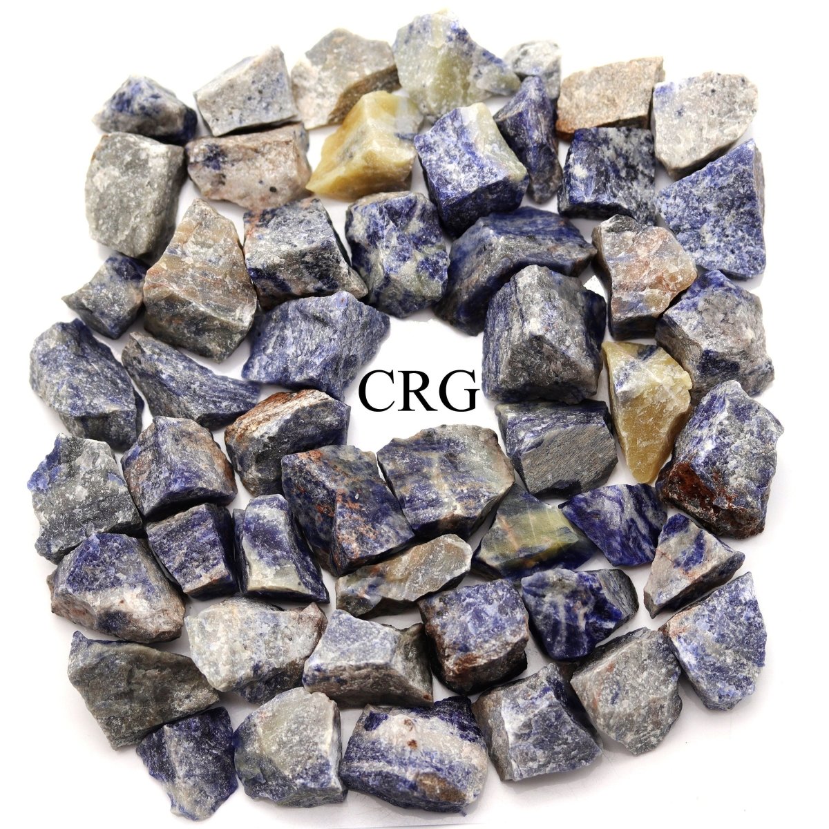 Roche brute de sodalite (taille 15 à 30 mm)