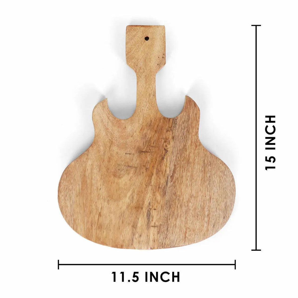 Planche à découper Strings Guitar en bois de manguier