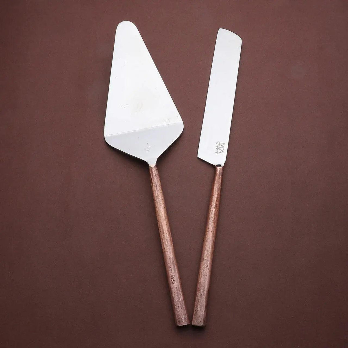 Ensemble 2 pièces de service à gâteau Sundance