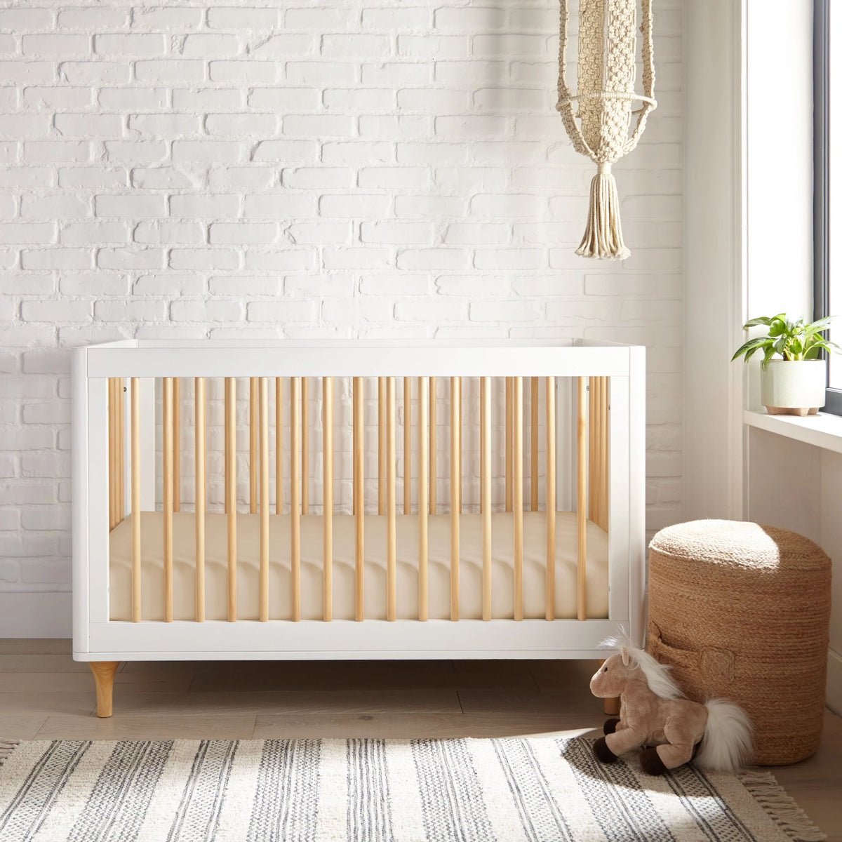 Drap-housse rafraîchissant en bambou pour lit de bébé