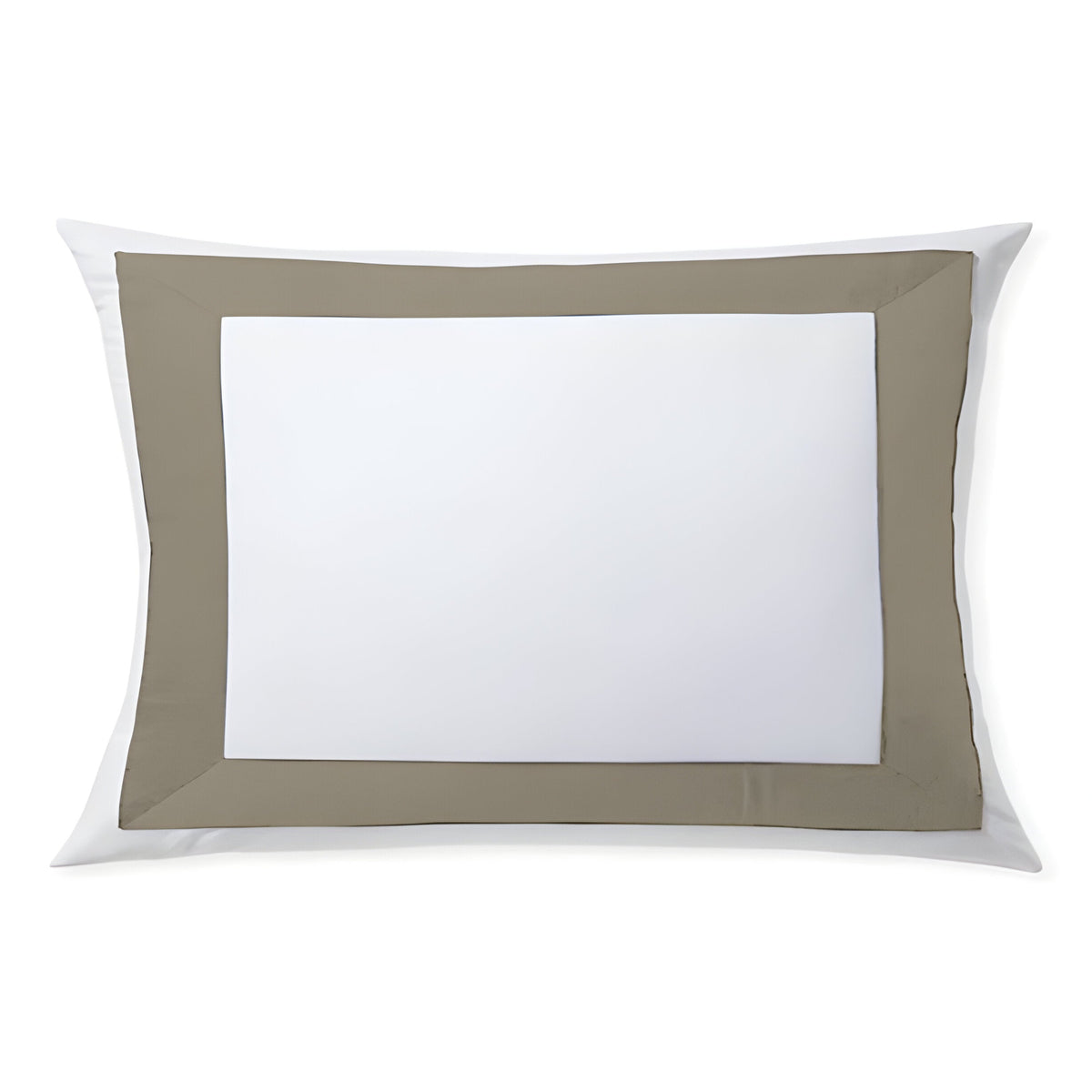 Parure de lit en satin de coton 400 fils avec bordure encadrée