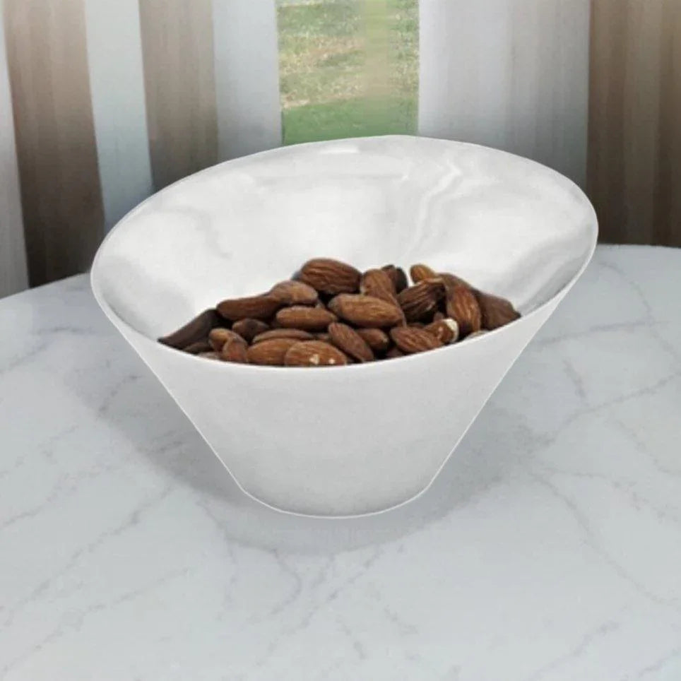 Coppa a tromba - Vaso decorativo realizzato in alluminio riciclato