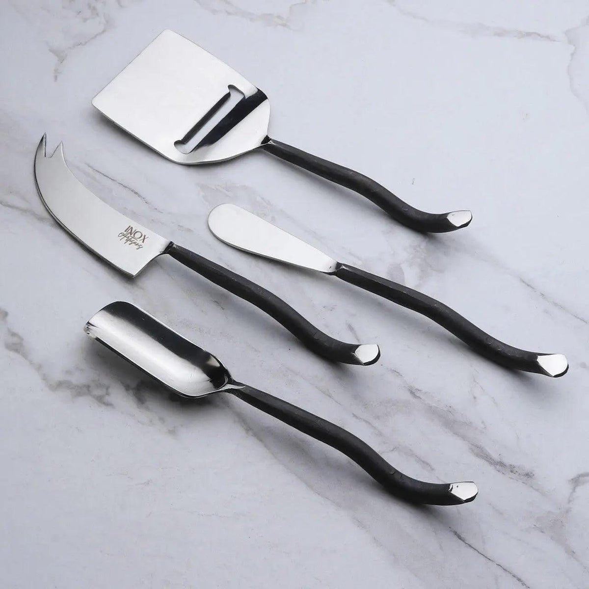 Set 4 pezzi di utensili per formaggio Twig