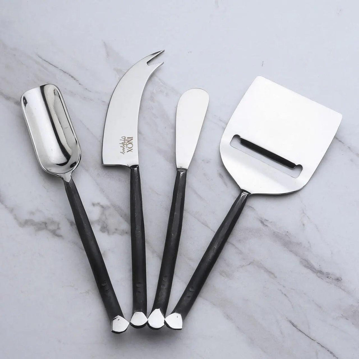 Set 4 pezzi di utensili per formaggio Twig