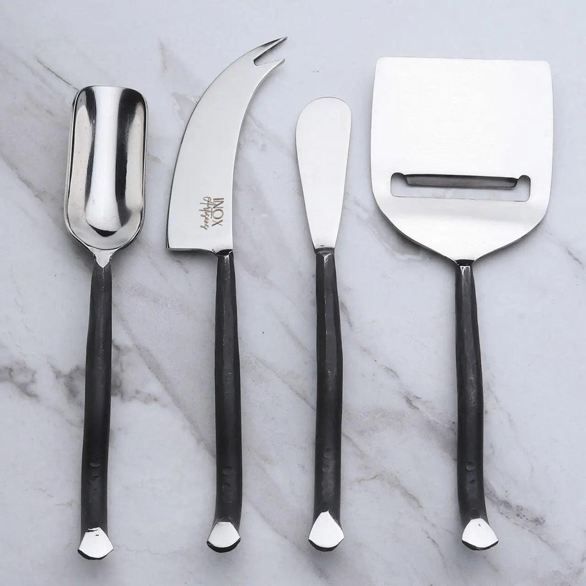 Set 4 pezzi di utensili per formaggio Twig