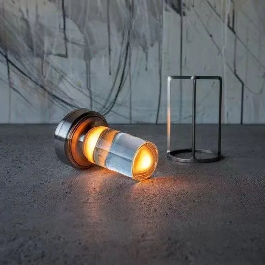 Rechargeable Touch Crystal LED Table Lamp | Aluminum Alloy Desk Light