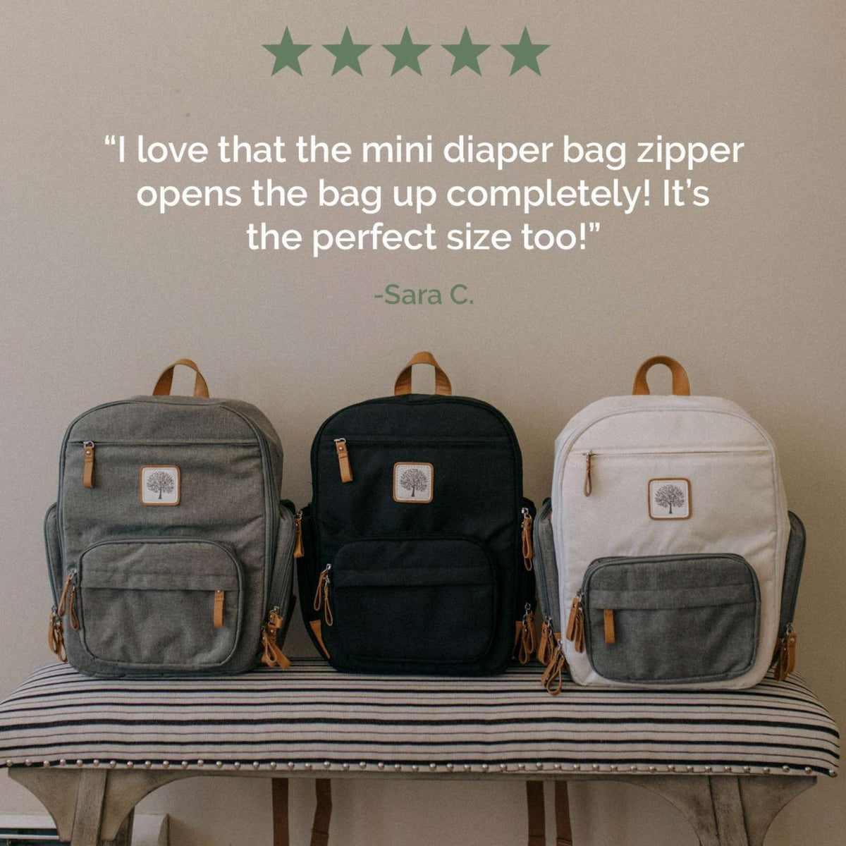 Sac à dos à langer Birch Mini