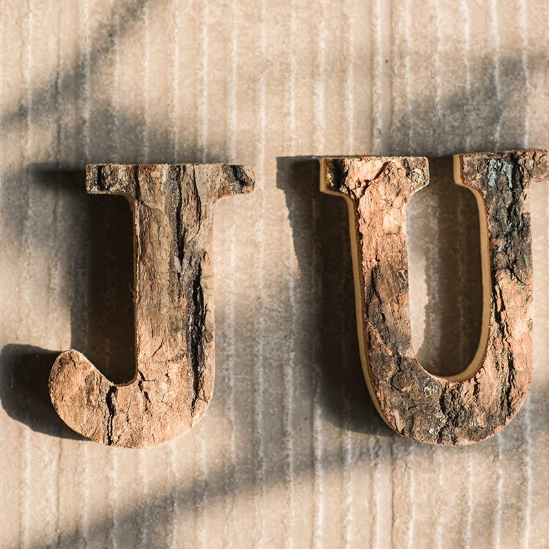 Lettera dell'alfabeto in legno