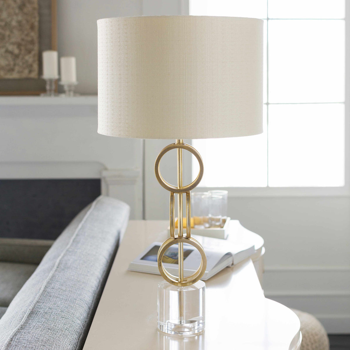 Lampe de table Zell Gold Crystal - Liquidation
