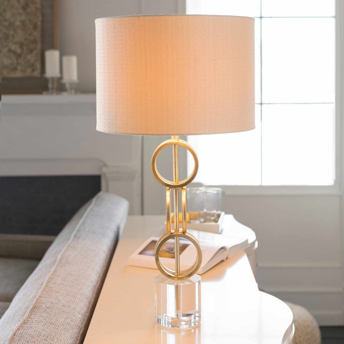 Lampe de table Zell Gold Crystal - Liquidation