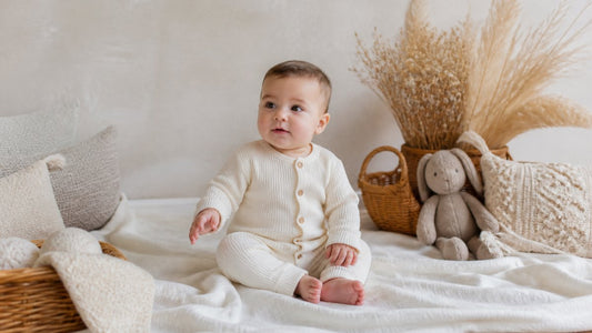 Styling Organic Cotton Baby Jumpsuits for Photoshoots