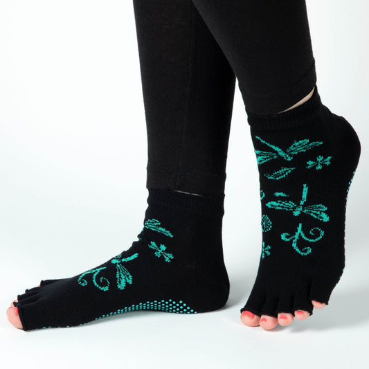Calze yoga antiscivolo Jacquard