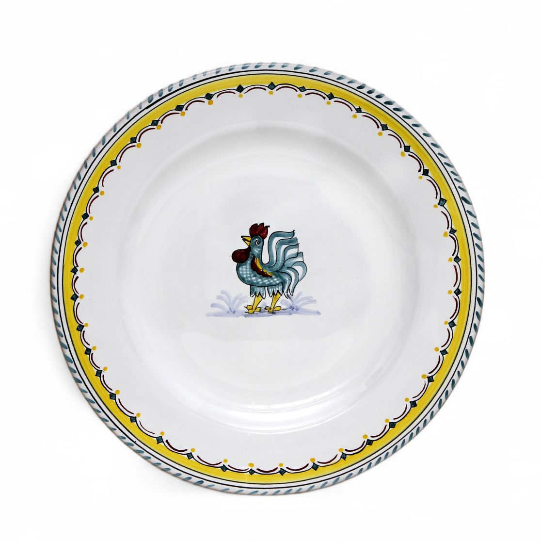 ORVIETO GREEN ROOSTER SIMPLE: Salad Plate