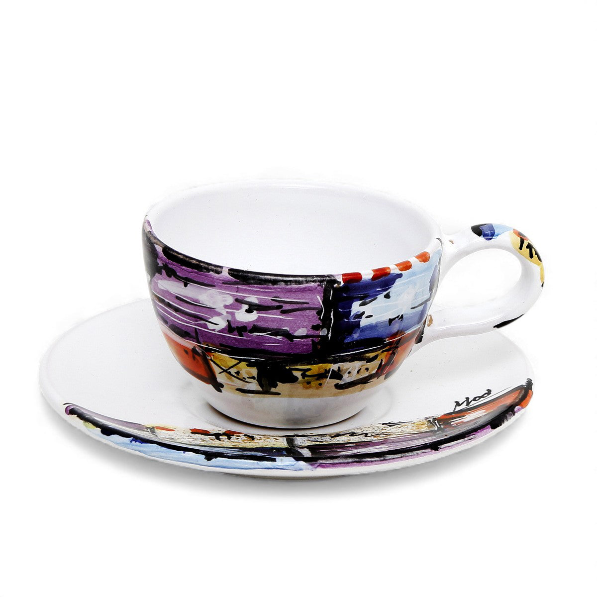 MODERNA : Tasse à café/thé et soucoupe - Design Crisalide par L. Centinaro