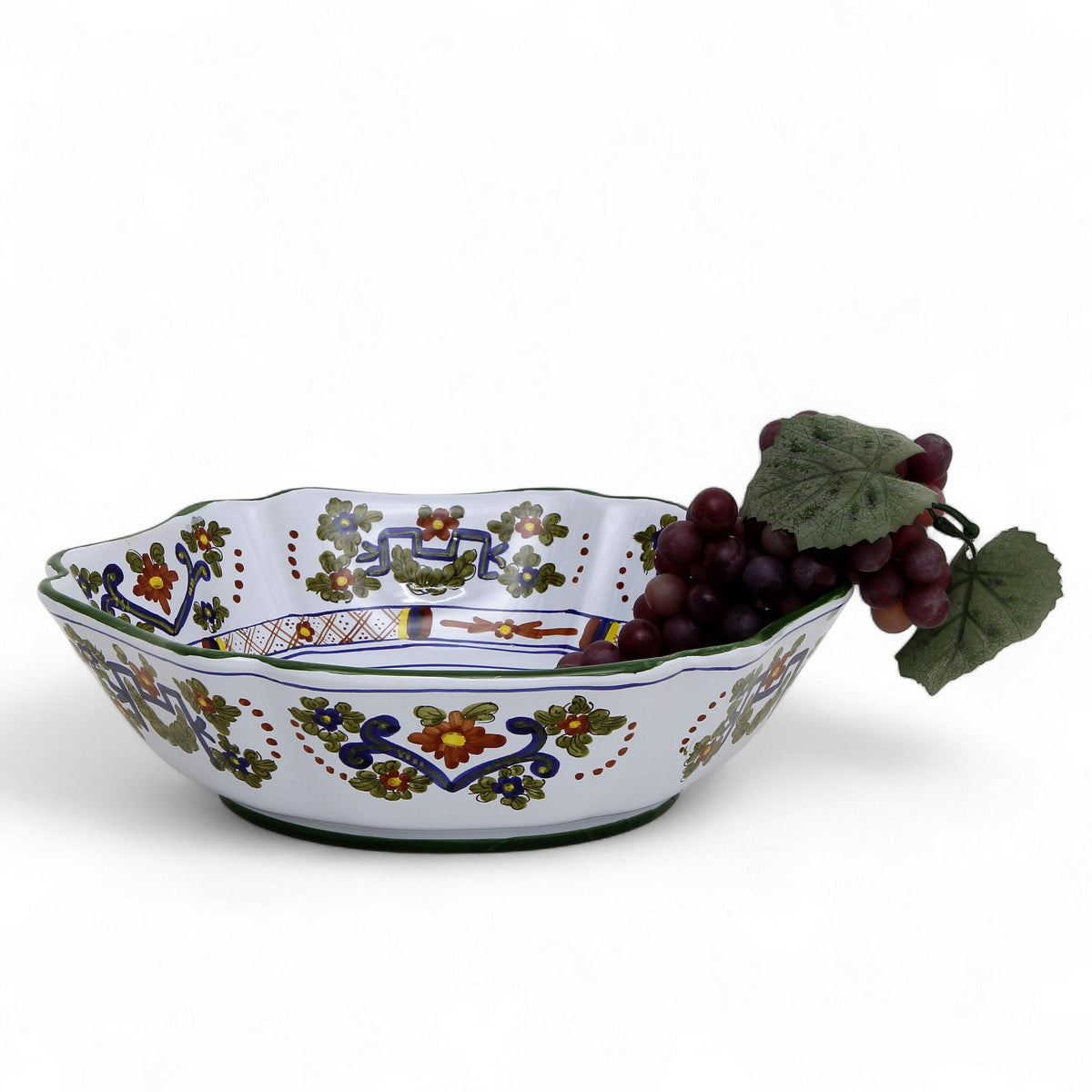 FAENZA-CARNATION: Large Serving salad pasta bowl