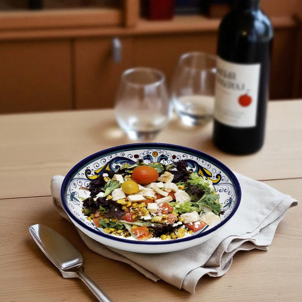 VECCHIA DERUTA: Piatto fondo rotondo a coppa per risotto/pasta/cioppino