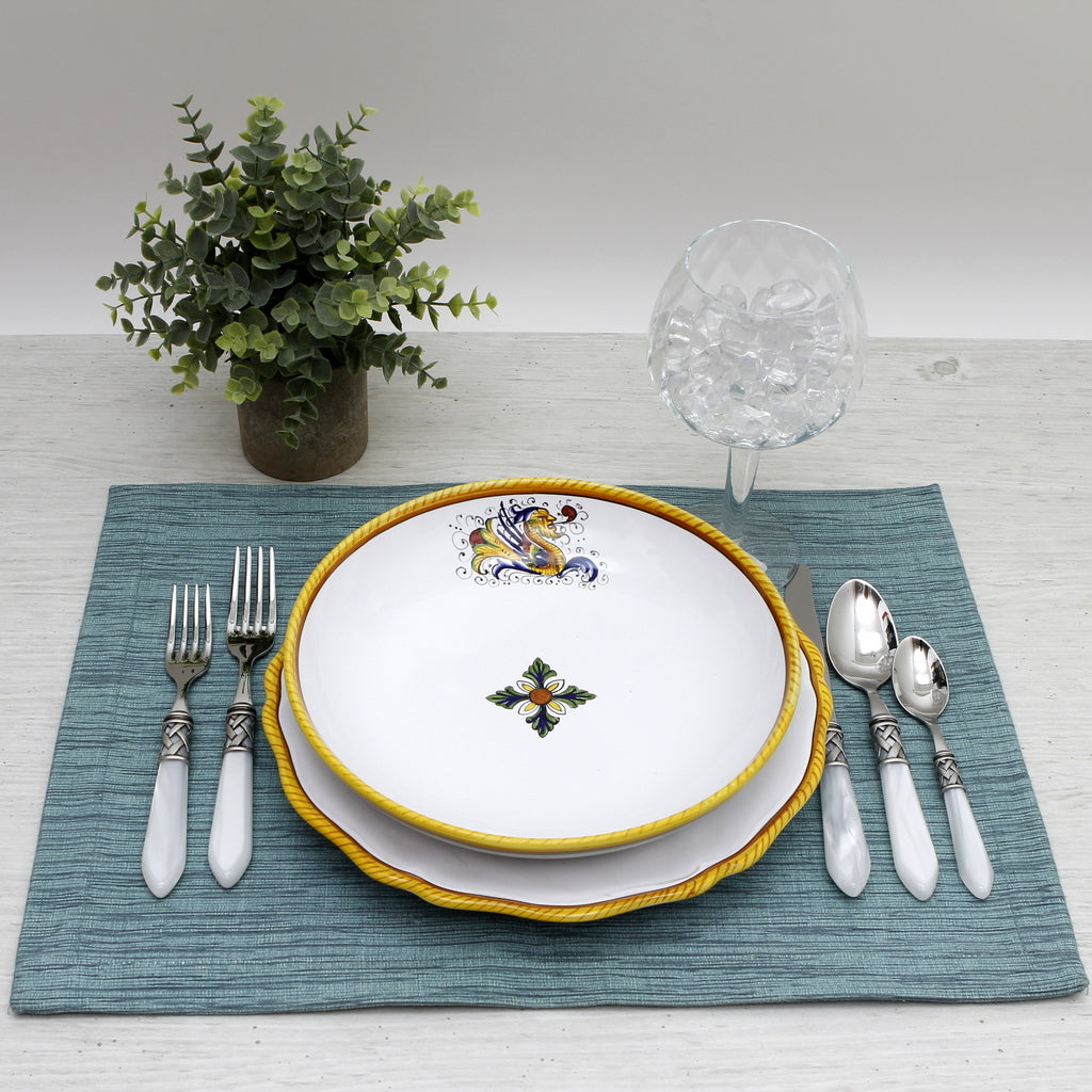 RAFFAELLESCO LITE: Risotto/Pasta/Cioppino round shallow coupe bowl