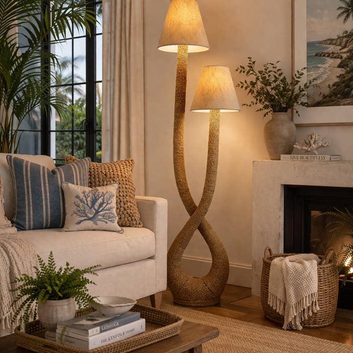 Handmade Infinity Floor Lamp