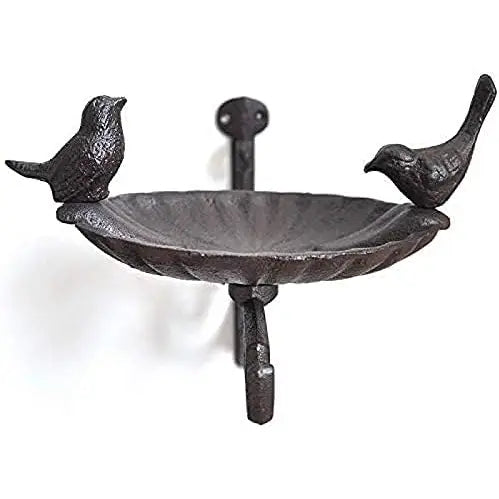 Wall Mounted Iron Bird Food Bowl