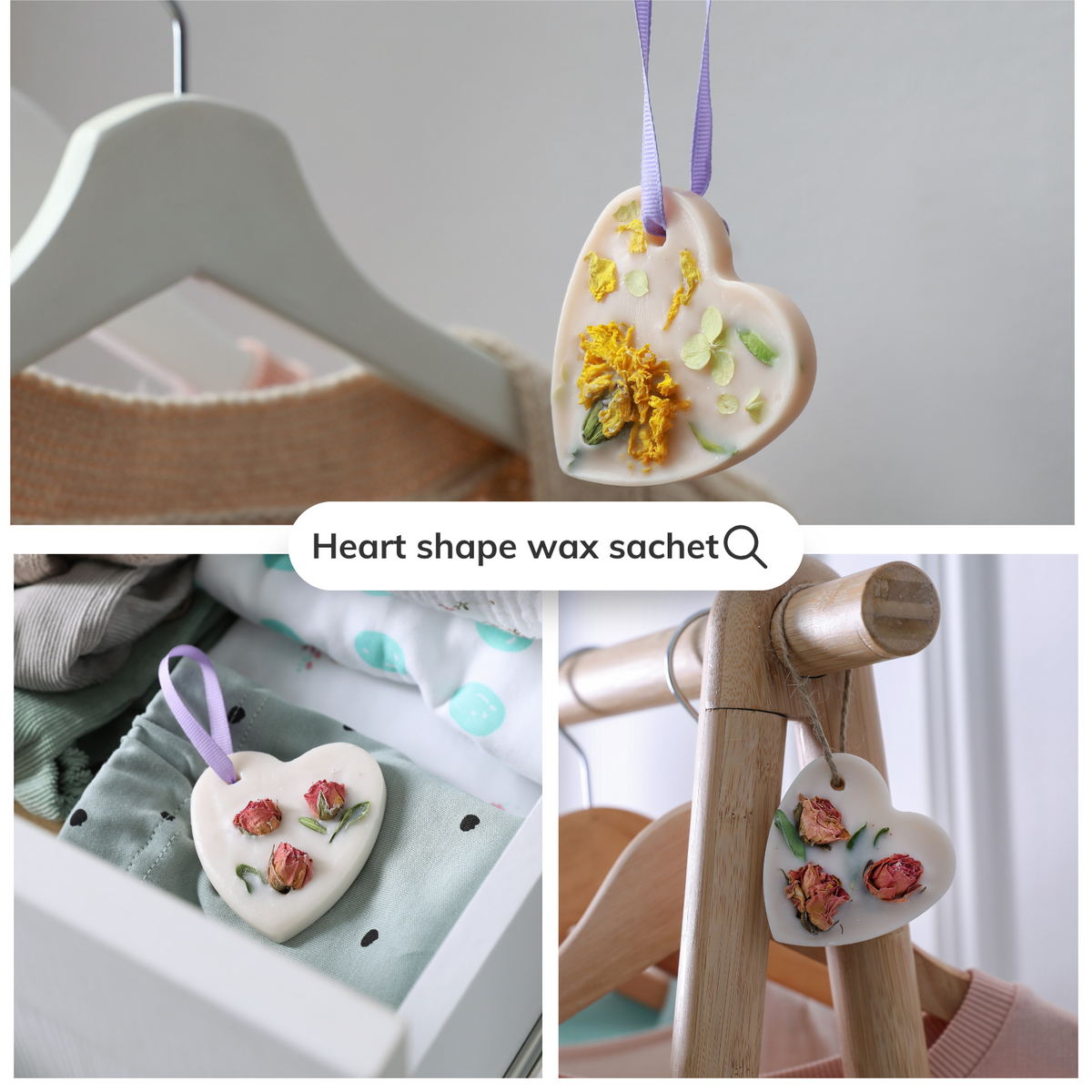 Botanical Wax Sachet – Spa & Relaxation | Calming Closet & Drawer Scents
