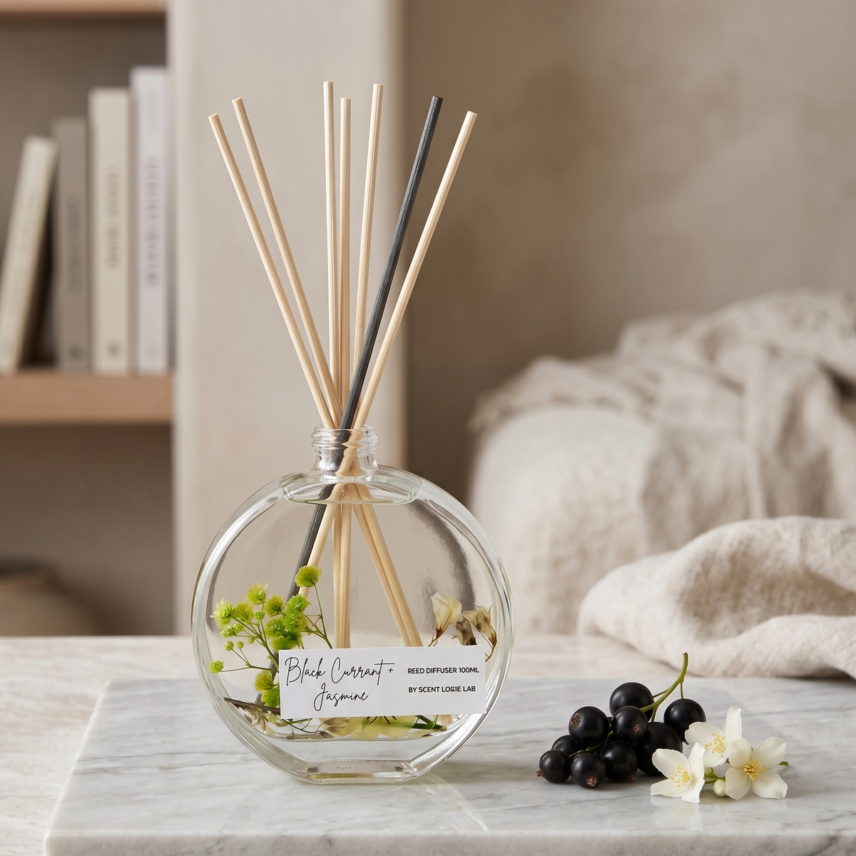 Botanical Reed Diffuser – 100ml Handmade Home Fragrance | 23 Scents