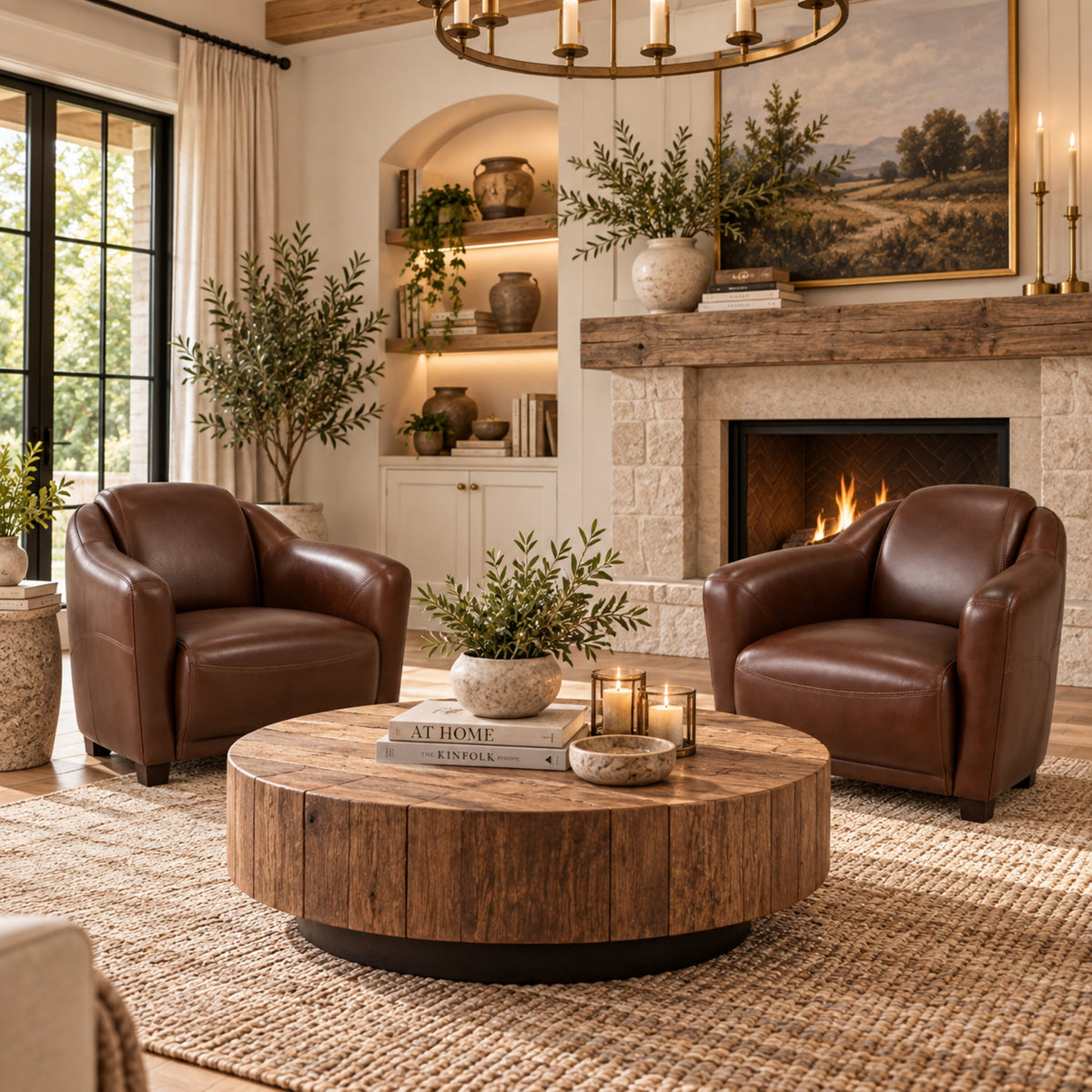 Bennett Leather Club Chair