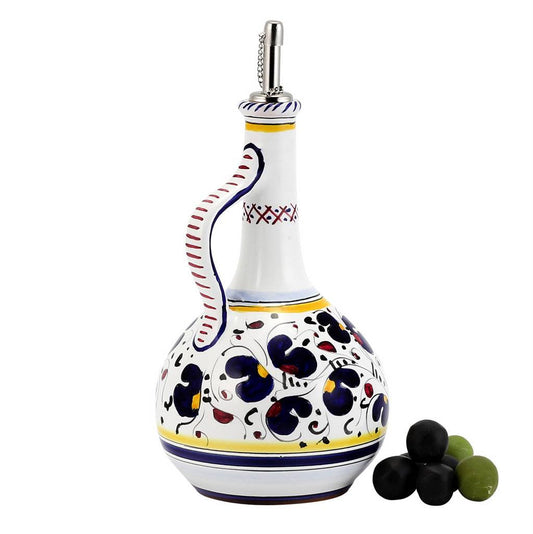 ORVIETO BLUE ROOSTER: Olive Oil Bottle  Dispenser Deluxe